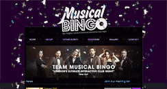 Desktop Screenshot of musicalbingo.co.uk